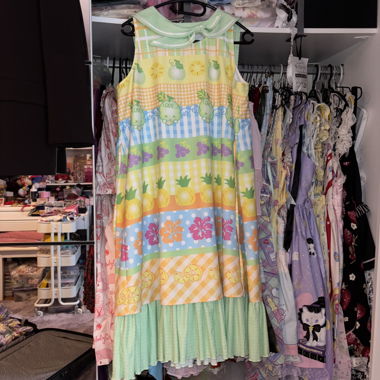 FRUFRU Tropicales Langkleid
