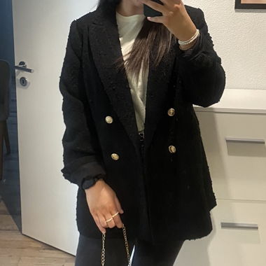 Blazer schwarz/gold
