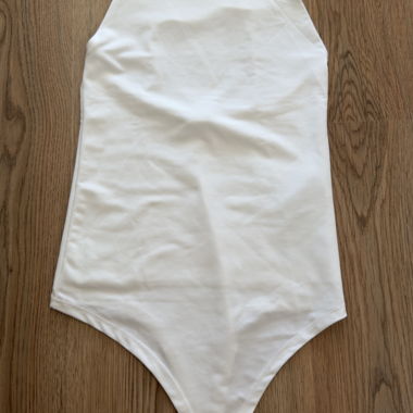 Body da Donna Bianco con Schiena Scoperta