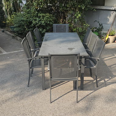 Table de jardin extensible 
