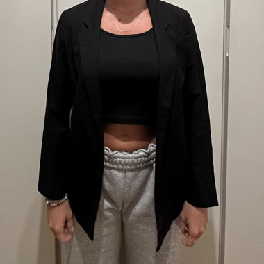 Blazer décontracté noir
