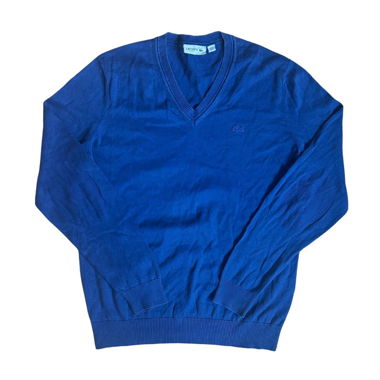 Pull vintage Lacoste à encolure en V