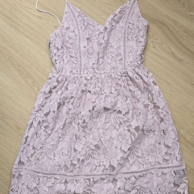 Zebra Lace Dress XS Pink 