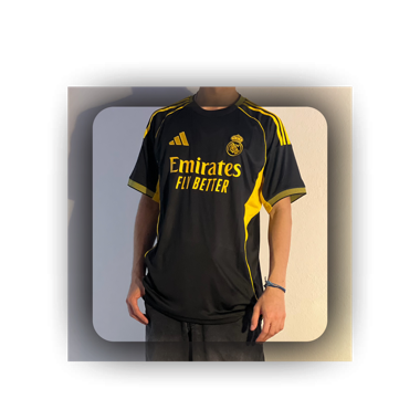Real Madrid Trikot – Schwarz & Gelb