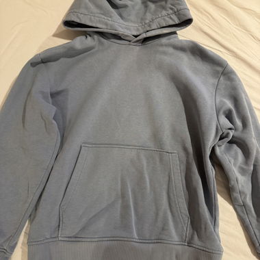 Felpa con cappuccio Zara blu