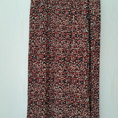 Printed Captain Tortue Pleated Skirt