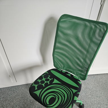 Chair Ikea green kids