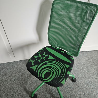 Chair Ikea green kids