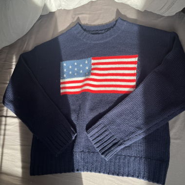 pullover mit amerika flagge