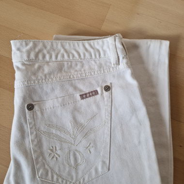 Jeans blancs MANGO Basics