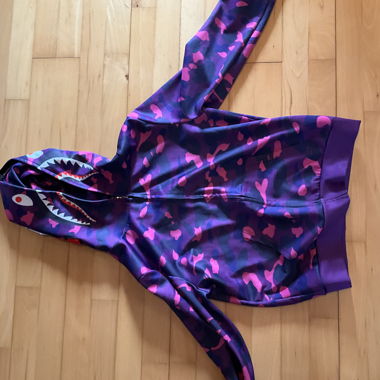 Bape zipper violett 