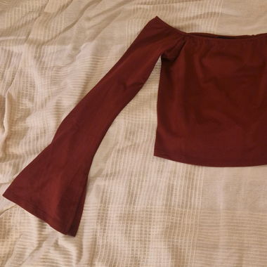 Burgundy Sleeveless Top