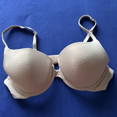 Cream skin-tone bra