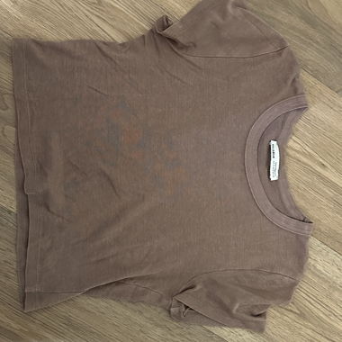 Haut brun Pull&Bear