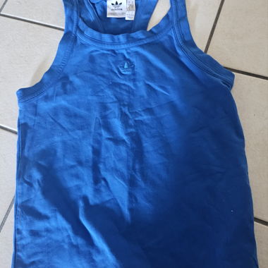 Débardeur bleu Adidas