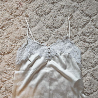 Carraco blanc en satin 