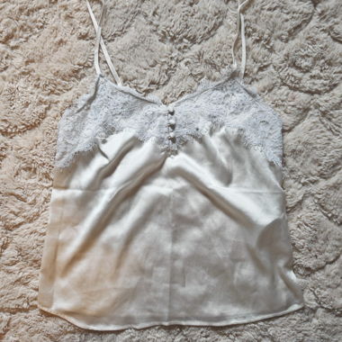 Carraco blanc en satin 