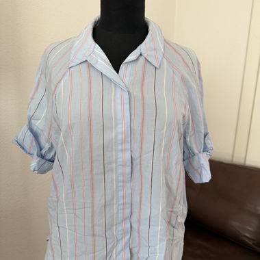 Chemisier à rayures taille M 100 % coton edc by Esprit
