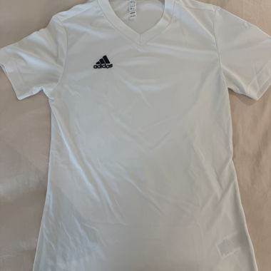 Adidas white sports shirt