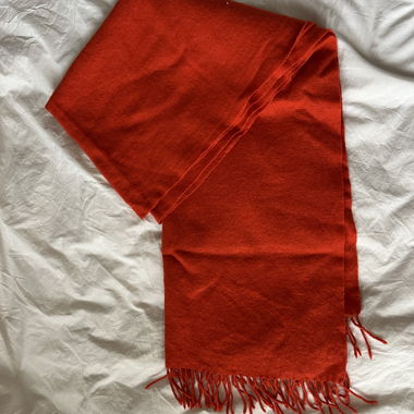 Sciarpa rosso/arancio