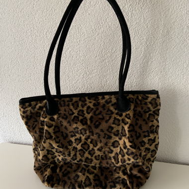 Vintage Leopard Fur Bag