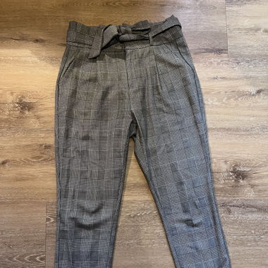 Stoffhose Vero Moda 38x30 grey/white