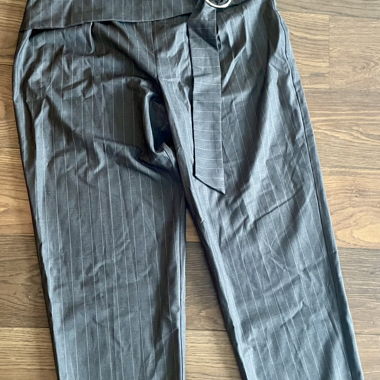 Nicolas grey pinstripe trousers