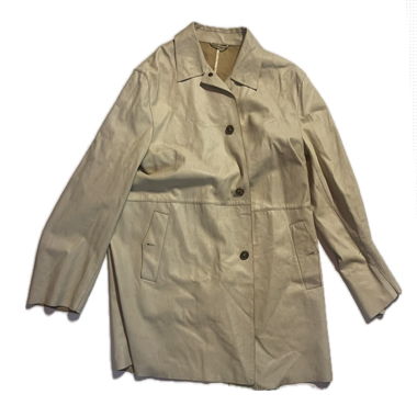 Manteau en cuir Jil Sander