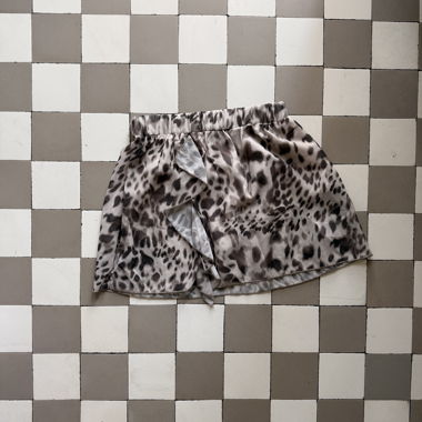 Minigonna/shorts stampa leopardo