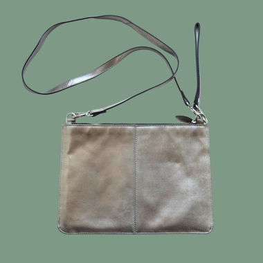 Warehouse Schultertasche silber