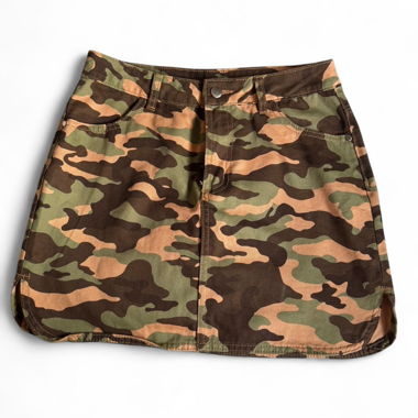 Camo print skirt 