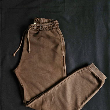 Brown sweatpants