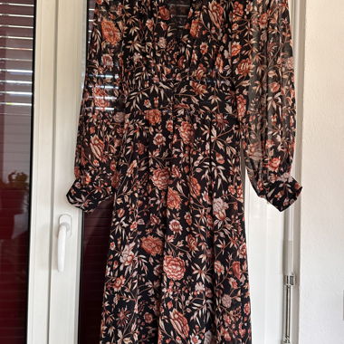 MNG Floral Pattern Dress