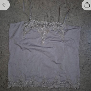 Schimmerndes weisses Tanktop