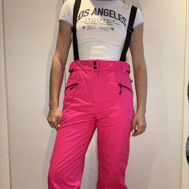 pinke Skihosen