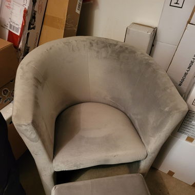 Fauteuil avec repose pied