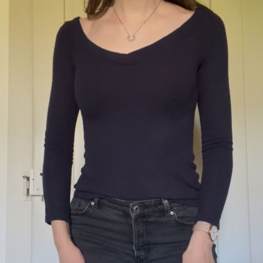 Dünner Strickpullover