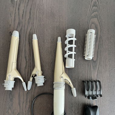 Philips Lockenstab mit verschiedenen Aufsätzen