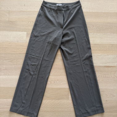 Pantaloni di tessuto grigi