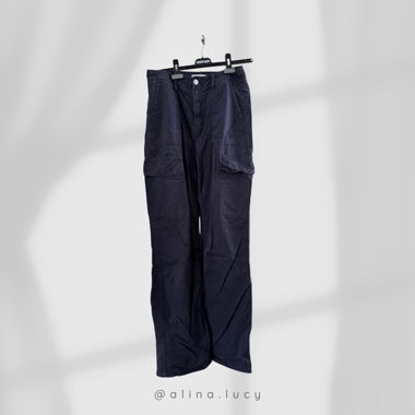 Schwarze baggy Jeans 
