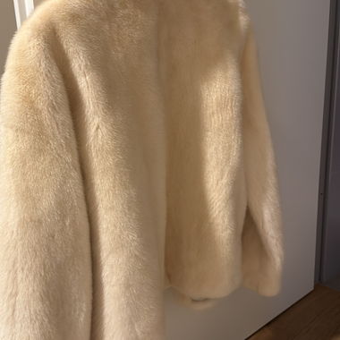 Real fur coat