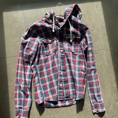Camicia/giacca pesante a quadri