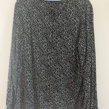 Camicia Kenny S. nera/bianca Gr. 40
