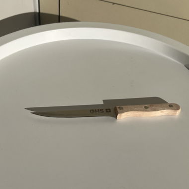 Küchenmesser mit Holzgriff