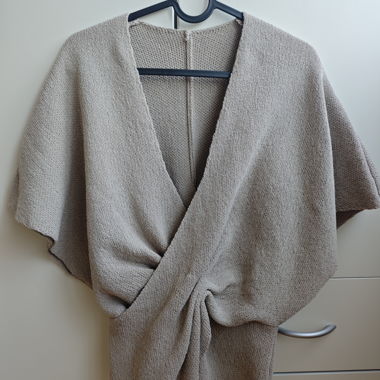Strick-Cardigan beige