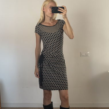 beautiful polka dot summer dress
