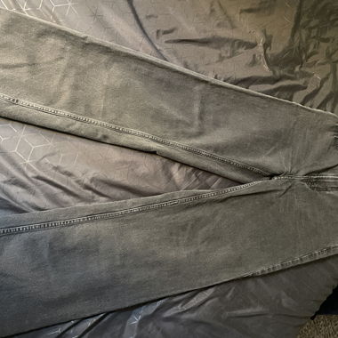 Jeans a vita ultra alta e larga & denim