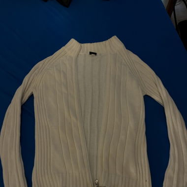 Weisse Jacke