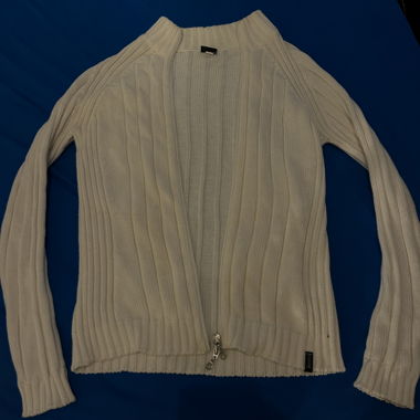 Weisse Jacke