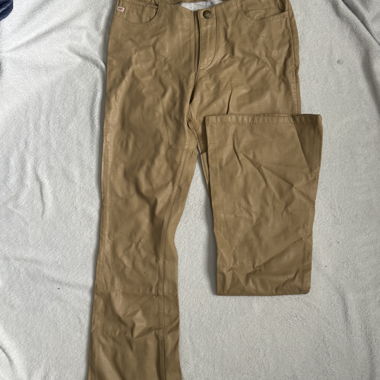 Pantaloni in finto pelle Tan Miss Sixty